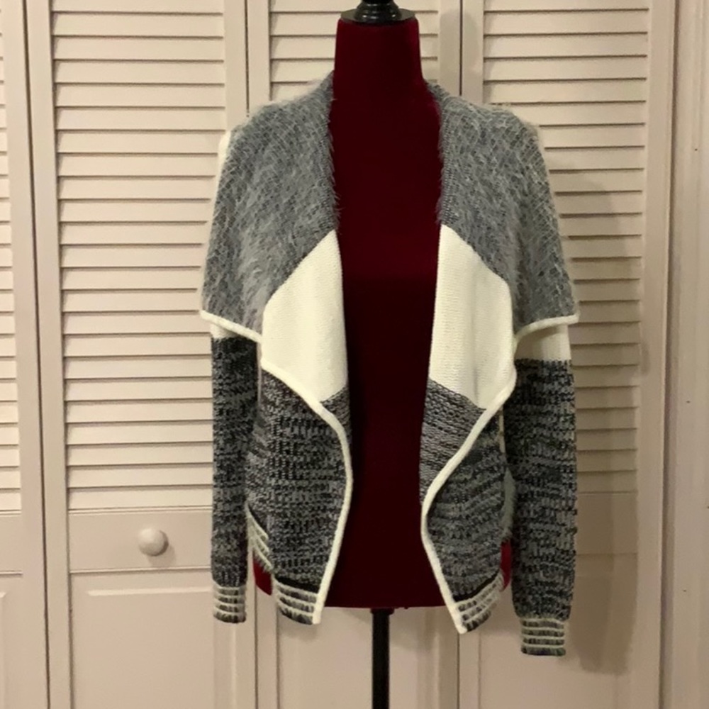 SOLD Candies Black n White Sweater Cardigan